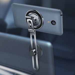 Invisible Car Phone Holder Adjustable Foldable Side Expansion Bracket 360 Degree Rotating Aluminum Alloy for Tesla Model 3/Y/X/S