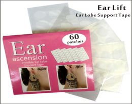 Asèce d'oreille invisible pour le ruban de support du lobe d'oreille parfait pour les lobes d'oreille étirés ou déchirés et soulagez la tension des boucles d'oreilles lourdes9898556