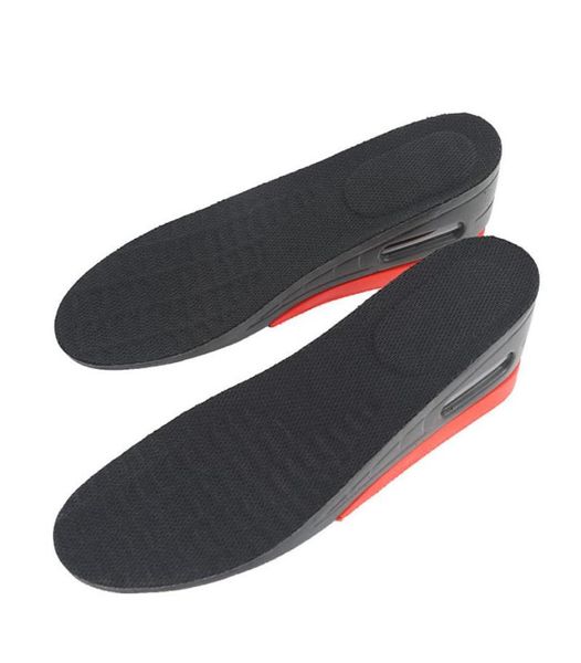 Semelles intérieures invisibles pour augmentation de la hauteur, chaussures en PU plus hautes, coussin d'air, 2 couches, conception de 5 cm, taille réglable, semelle intérieure pour hommes et femmes8614599