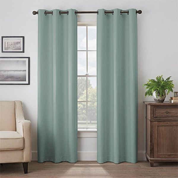 Inya moderne solide couleurs rideaux occultants pour salon chambre fenêtre enfants gris cuisine rideau aveugle drapé rideaux