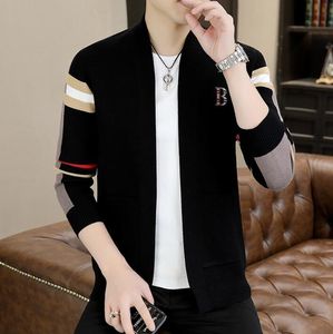 IO69 mode hommes pull designer cardigan printemps rayure pull à carreaux hommes tricots vêtements pour hommes