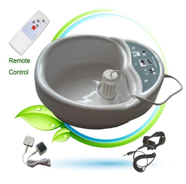 Cleanser ion par DHLFeDExupSems C03 Tens Taps High Ionic Cleaner Detox Machine Foot Bath Foot Spa Salon Machine 9674095