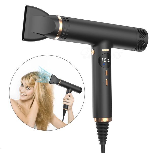 Sèche-cheveux ionique sèche-cheveux haute vitesse 1600W 110000 tr/min sèche-cheveux ions négatifs soins capillaires Styler professionnel sèche-cheveux à faible bruit 231229