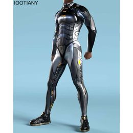 Mecha Catsuit Con Estampado 3d Hombres Adultos Mono Con Cremallera Zentai Body Juego Traje De Fiesta Traje Femenino 2023Disfraces De AnimeDisfraces De AnimeDisfraces De Anime