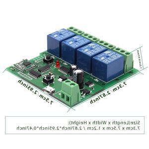 Freeshipping IoT DC 5V/7-32V 4-kanaals WIFI-schakelaar / 3-modellen 4-relais WIFI / 433Mhz afstandsbediening Universele module / Smart Home Accesso Fbpd