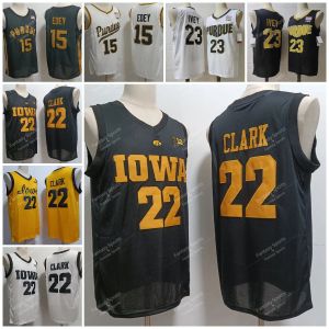 Iowa Hawkeyes 22 Caitlin Clark College Basketball Jersey Purdue Boilermakers 23 Jaden Ivey 15 Zach Edey White Black Ed Mens Jerseys