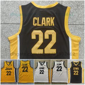 Iowa Hawkeyes 22 Caitlin Clark Jersey College Basketball Jerseys Heren, allemaal gestikt