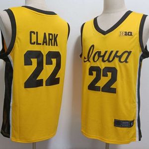 Iowa Iowa Hawkies 22 Caitlin Clark Embroidery University NCAA Jersey