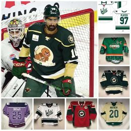 Iowa Wild 2023-2024 hockeyshirt Jujhar Khaira Zane Mcintyre Simon Johansson Pavel Novak Jake Lucchini Adam Beckman Kevin Conley 9108