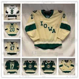 Iowa Wild AHL Hockey Jersey Cal O'Reilly Dmitry Sokolov Gabriel Dumont y Belpedio J.T. Brown s Belpedio Josh Thrower Gerry Mayhew Joe Hicket