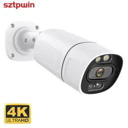Caméra IP ONVIF H.265 enregistrement Audio CCTV détection de visage 5MP étanche IP66 sécurité à domicile extérieure Surveillance vidéo