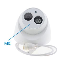 IP-camera Beveiliging IPC-HDW4433C-A 4MP HD POE IR 30M Nachtzicht Starlight Camara Mini Dome Ingebouwde MIC-netwerkcamera's