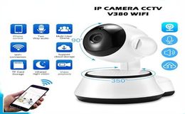 Cámara IP WIFI V380 HD 720P conversación bidireccional cámara web inalámbrica IPCam Kamera CCTV monitoreo remoto 9839670