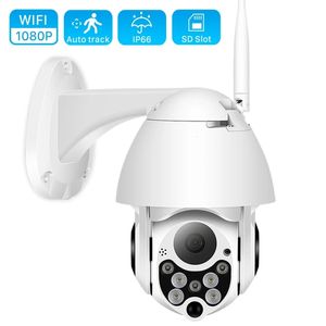 Caméras IP 1080P PTZ Caméra Wifi Dôme de vitesse extérieure Sécurité sans fil Pan Tilt 4X Zoom numérique 2MP Réseau CCTV Surveillance 230922