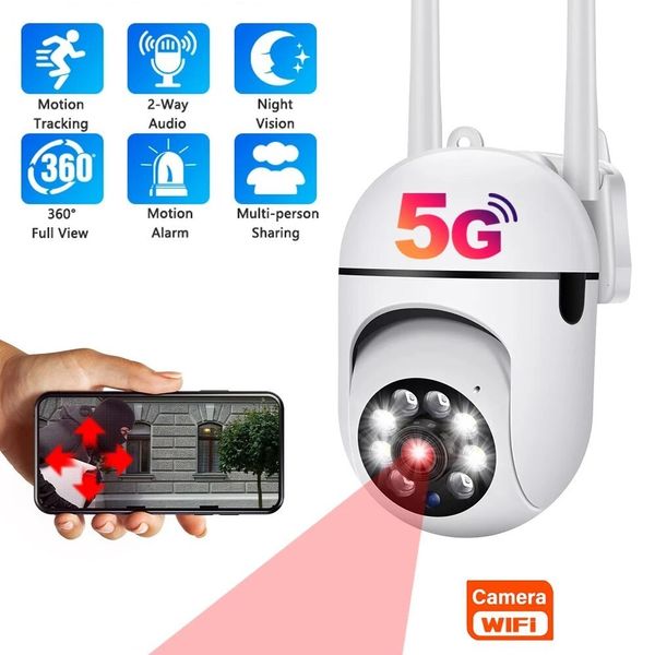 Caméras IP 2MP 3MP Wifi Caméra extérieure Surveillance de sécurité sans fil AI Suivi humain Deux voies Audio Night Color Cam 230922