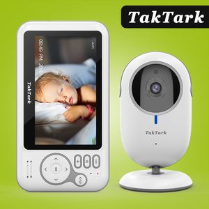 Caméras IP 4,3 pouces Moniteur vidéo pour bébé avec caméra de surveillance à zoom numérique Vision nocturne automatique Interphone bidirectionnel Babysitter Sécurité Nounou 221117