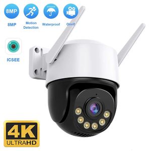 Caméras IP 4K 8MP Caméra 5MP Vitesse Dôme Suivi automatique PTZ Smart Home Extérieur Sans fil WIFI Moniteur de surveillance iCsee 230922