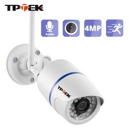 Caméras IP 4MP 1080P Caméra extérieure WiFi Sécurité à domicile Surveillance sans fil Wi Fi Bullet Vidéo étanche HD Camara CamHi Cam 230922