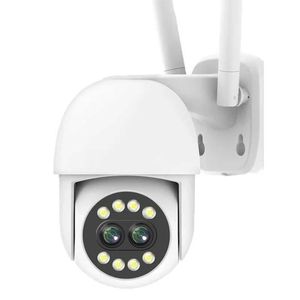 IP -camera's 4MP 2K PTZ WiFi IP Camera Dual Lens AI Human Detect Auto Tracking Wireless Outdoor Surveillance Camera 24413