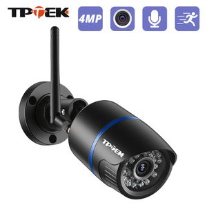 IP-camera's 4MP IP-camera WiFi Outdoor Beveiligingscamera 1080P Wi-Fi Videobewaking Draadloos Bedraad Wi-Fi CCTV Weerbestendig CamHi IP Camara 230706