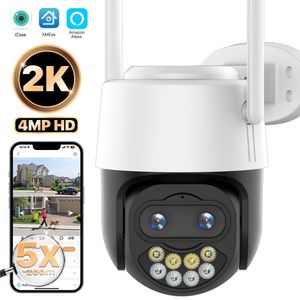 IP-camera's 4MP buitencamera Wifi Draadloos Smart PTZ 1080P HD 4X digitale zoom Auto Tracking Videobewaking iCsee 230922