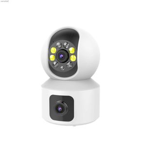 IP Cameras 4MP V380 / YOOSEE / ICSEE Application Double Lens double écran PTZ IP DOME CAMERIE AI HUMUNOID DETENCE FULLE CCTV WALKIE TAKIE Baby Monitorc240412