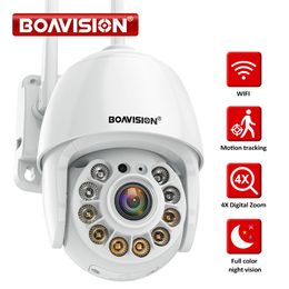 IP -camera's 5MP 4MP 2MP beveiliging WiFi Wireless 4x Digital Zoom Auto Motion Tracking Color Night Vision Outdoor Ptz Mini Cam 221018