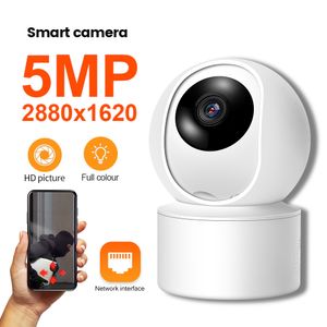 Caméras IP 5MP IP WiFi caméra Surveillance sécurité automatique suivi humain caméra bébé moniteur couleur Vision nocturne caméra vidéo intérieure 230314