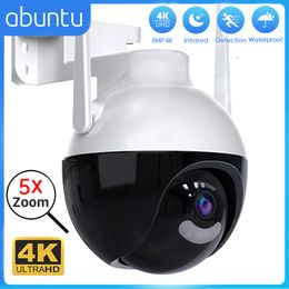 Cámaras IP 8MP 4K a todo color PTZ Domo inalámbrico para exteriores Vigilancia WIFI AI Detección humanoide CCTV Seguridad ICsee 230206