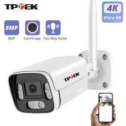 IP-camera's 8mp 4K ip camera wifi buitenbewaking Home Securtiy Protection CCTV WI FI CAMARA 5MP VIDEO Wi-Fi Waterdicht Camhi IP Cam 24413