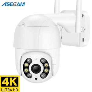 IP Cameras 8MP PTZ Wifi IP Camera Outdoor 4K AI Human Automatic Tracking H.265 Audio CCTV Wireless 5MP Security Camera T221205