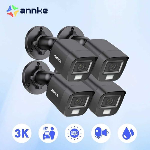 Caméras IP Annke 3K 5MP Caméra à puces fixe à double lumière 2,8 mm.