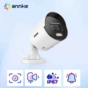 IP -camera's Annke 4MP Ace Full Color Night Vision Poe IP Camera H.265+ Video Surveillance Camera 100ft Warm Light Security Camera CCTV CAM 240413