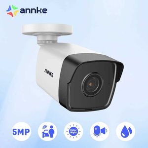 IP CAMERA ANNKE 5MP POE CAMÉE DE SÉCURITÉ IP IP 4mm Lens Super HD Détection de véhicules humains Surveillance micro intégrée 240413