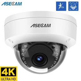 IP-camera's ASECAM 8MP 4K POE IP CAMERA IK10 EXPLOSION-PROFEN ONDERWOOG VANTAAR DETECTIE H.265 Metal Dome CCTV Security Video Surveillance 240413