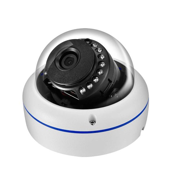 Cámaras IP Azishn Vandalproof 5MP 3MP 2MP H.265 Vigilancia IP POE Audio Audio Micrófono Dome Indoor Security Camera Correo electrónico Push 240413