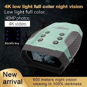 Caméras IP Jumelles Lunettes de vision nocturne infrarouge numérique Résolution vidéo 4K Zoom 8X Télescope Z555 avec carte 32 Go pour la chasse Camping 230301