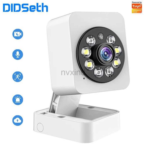 IP CAMERA DIDSETH 5MP MINI CAMERIE TUYA SMART HOME Sécurité intérieure Pir Sports Human Corps Detection IP Camera WiFi CCTV Surveillance Caméra D240510