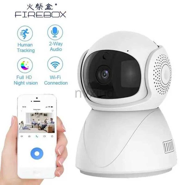 IP Caméras FHD WiFi PTZ IP Camera CCTV Sécurité Protector Surveillant Wireless Camera Intelligent Suivit Automatic Baby Monitor avec Alexa D240510