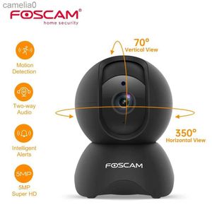 Cámaras IP Foscam 5MP Wifi Pet Camera 2.4Ghz Cámara de monitor de bebé interior con 360 Pan Tilt Bidireccional Audio Monitoreo de seguridad para el hogar CameraC240412