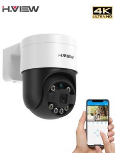 IP -camera's H.View CCTV Security Poe IP Camera PTZ 5MP 8MP 4K Dome Outdoor Audio Video Surveillance voor NVR System Xmeye T221205