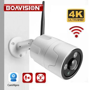 IP Cameras HD 2MP 5MP 8MP Bullet Camera WIFI Wireless Security CCTV Fisheye Lens 180 Degrees View IR 20M Outdoor P2P APP CamHipro 230922