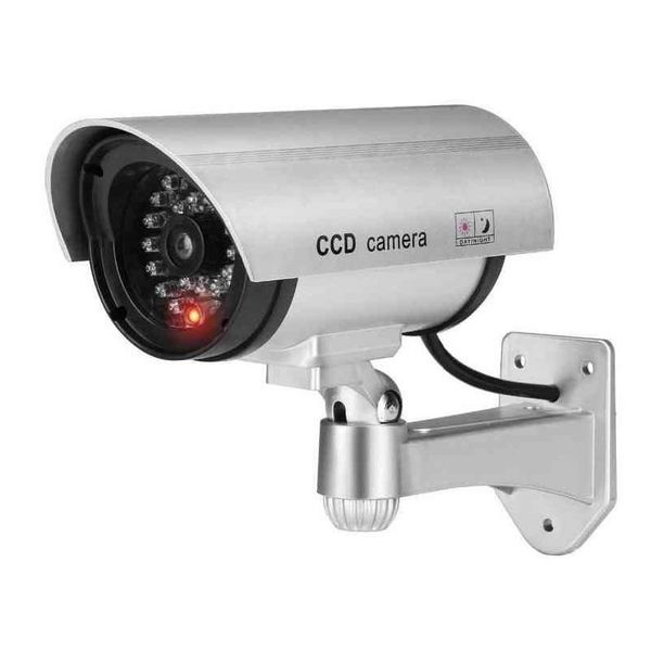 Caméras IP Jooan Caméra factice extérieure Surveillance sans fil LED Lumière Fake Home CCTV Sécurité Simated Vidéo Aa220315 Drop Livraison Dhgma