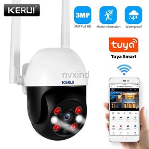 IP CAMERA KERUI 3MP 5MP TUYA OUTDOOR PTZ CAME WIFI SUIVANCE CAME CAME SMART HOME AUTRAPHATIQUE AUTAPPORT DE SÉCURITÉ CCTV D240510