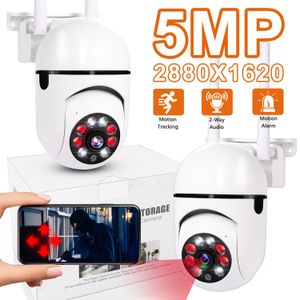 Caméras IP Caméra de surveillance extérieure 5MP CCTV Wifi étanche Protection de sécurité externe sans fil Moniteur à domicile Mouvement Trcking 230922