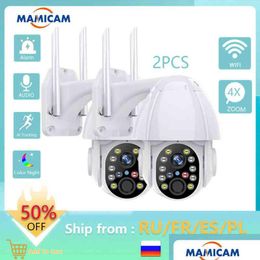 Ip-camera's P-camera Wifi O Speed Dome Ptz-beveiliging Ir Nachtzicht P2P Draadloze Cctv-camara met SD-kaartsleuf Aa220315 Drop Delivery Dhue9