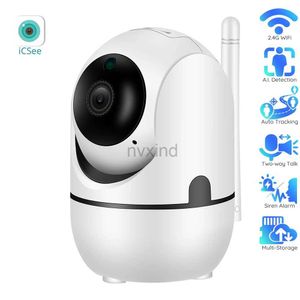 IP CAMERA PAN / TILT WiFi Security Camera pour bébé Monitor FHD 1080p Dog Camera Detection Motion Detection Automatic Tracking Bidirectional Audio Baby Camera D240510