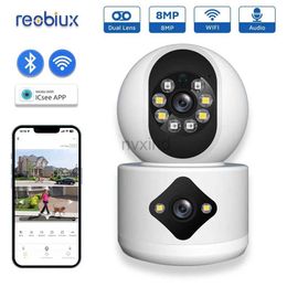 IP-camera's Reobix WiFi 8MP High-Definition IP-camera Outdoor Surveillance Camera Panoramic Camera met AI Motion Detection Gestuurd via ICSEE D240510