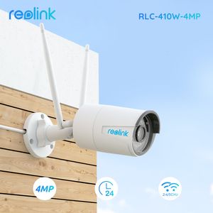 Cámaras IP Reolink 4MP wifi cámara ip 2 4G 5Ghz visión nocturna infrarroja impermeable AI Detección humana al aire libre RLC 410W cam 230712