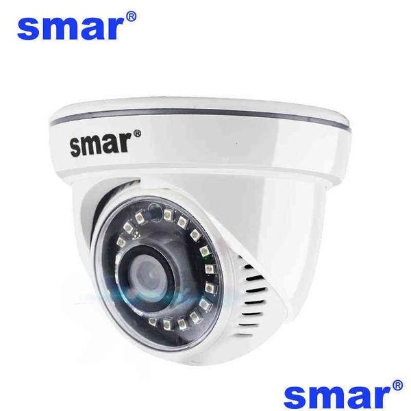 Caméras IP Smar Ahd Caméra 1080P 720P Sécurité à domicile intérieure avec 18pcs Nano Ir LED Vision nocturne Surveillance de jour Aa220315 Drop Delive Dhkl9